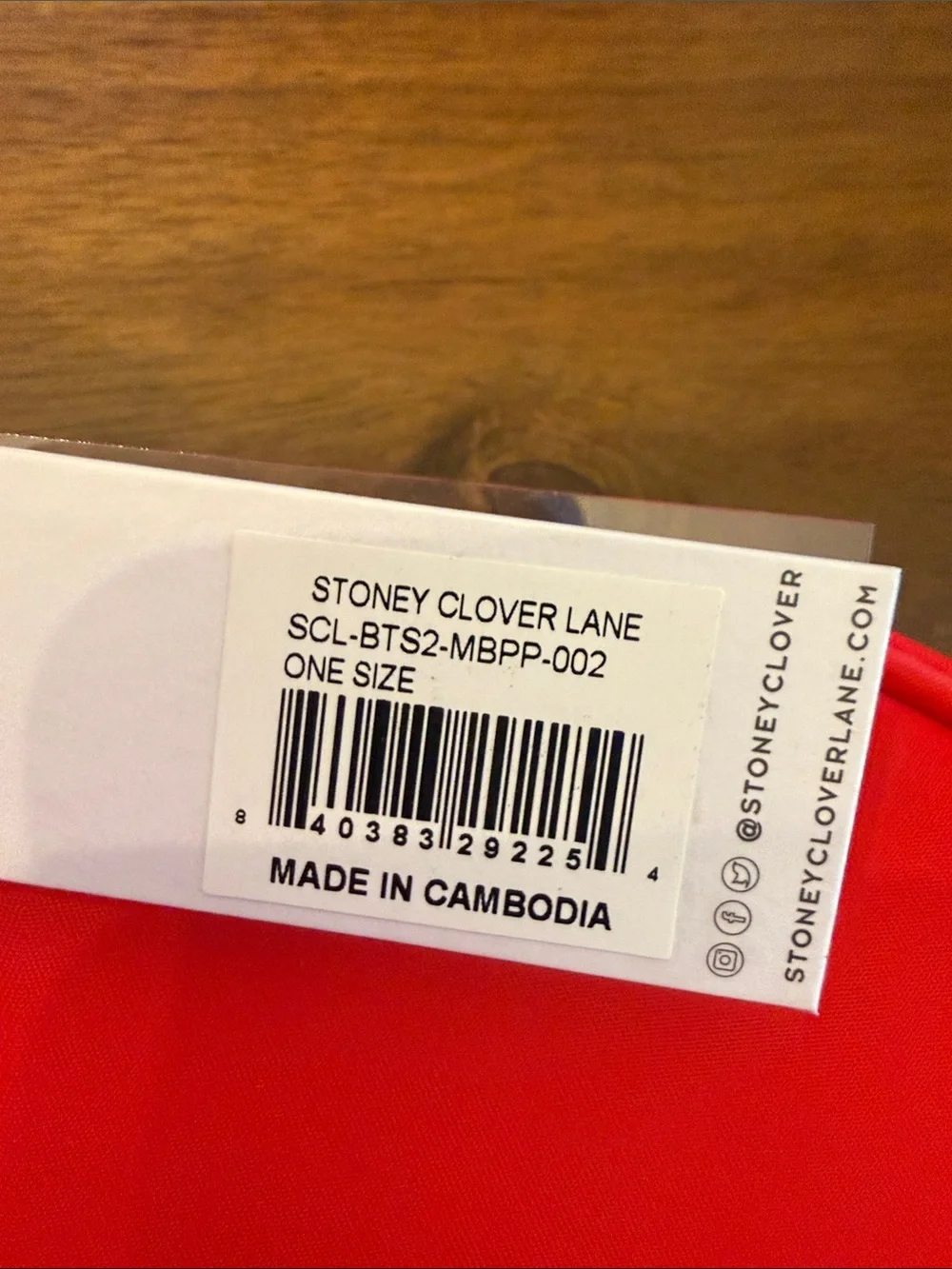 NWT 🏷️ | Stoney Clover Lane | Apple Mini Backpack with Water Bottle Pocket